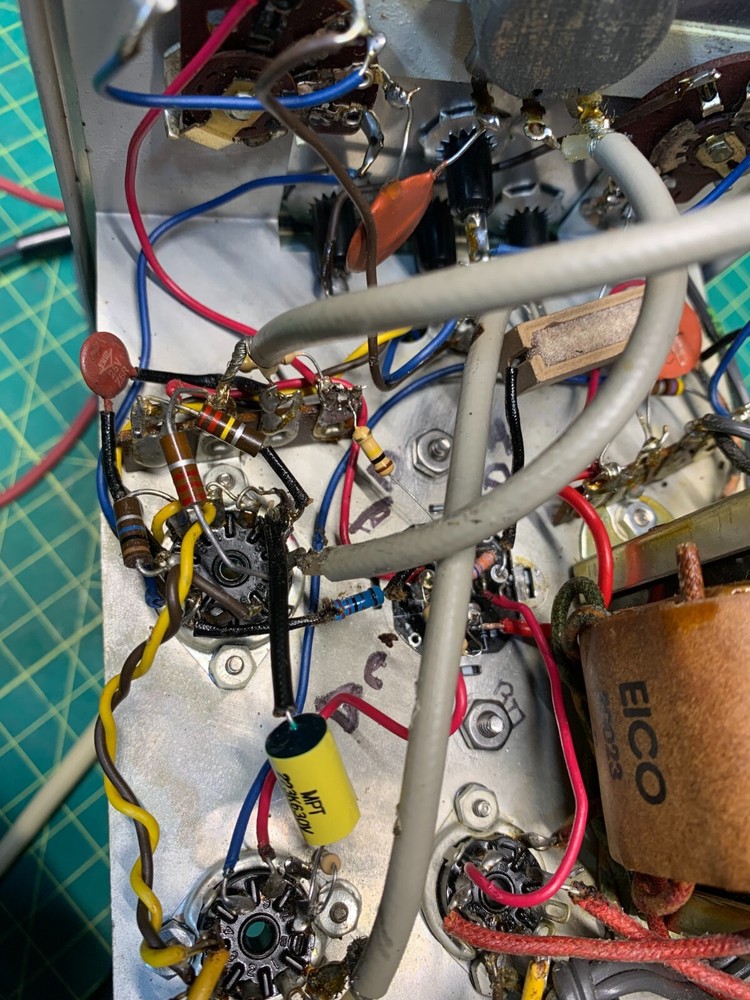 EICO 145A Signal Tracer Restoration Component Kit -All Capacitor Resistor Diode