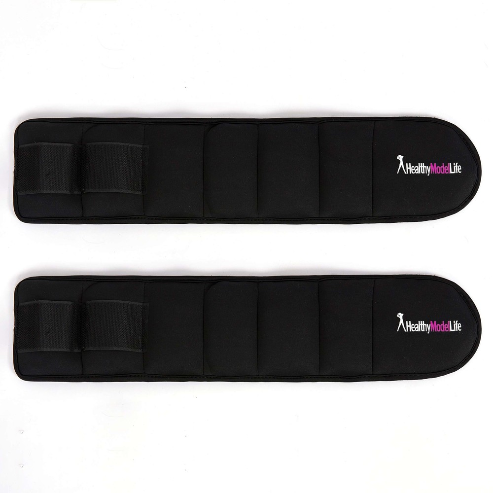 Healthy Model Life Ankle Weights Set, 2 x 1 lbs Cuffs