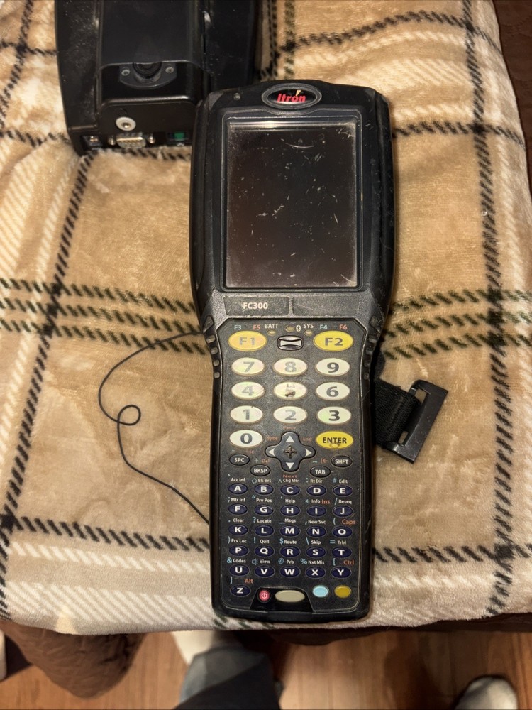 Itron FC300 Meter Reader w/ Dock Base & Spare Battery Field Terminal