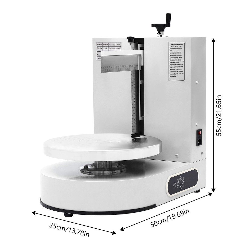 4" to 12" Cake Decorating Machine Cake Cream Spreading Coating Machine