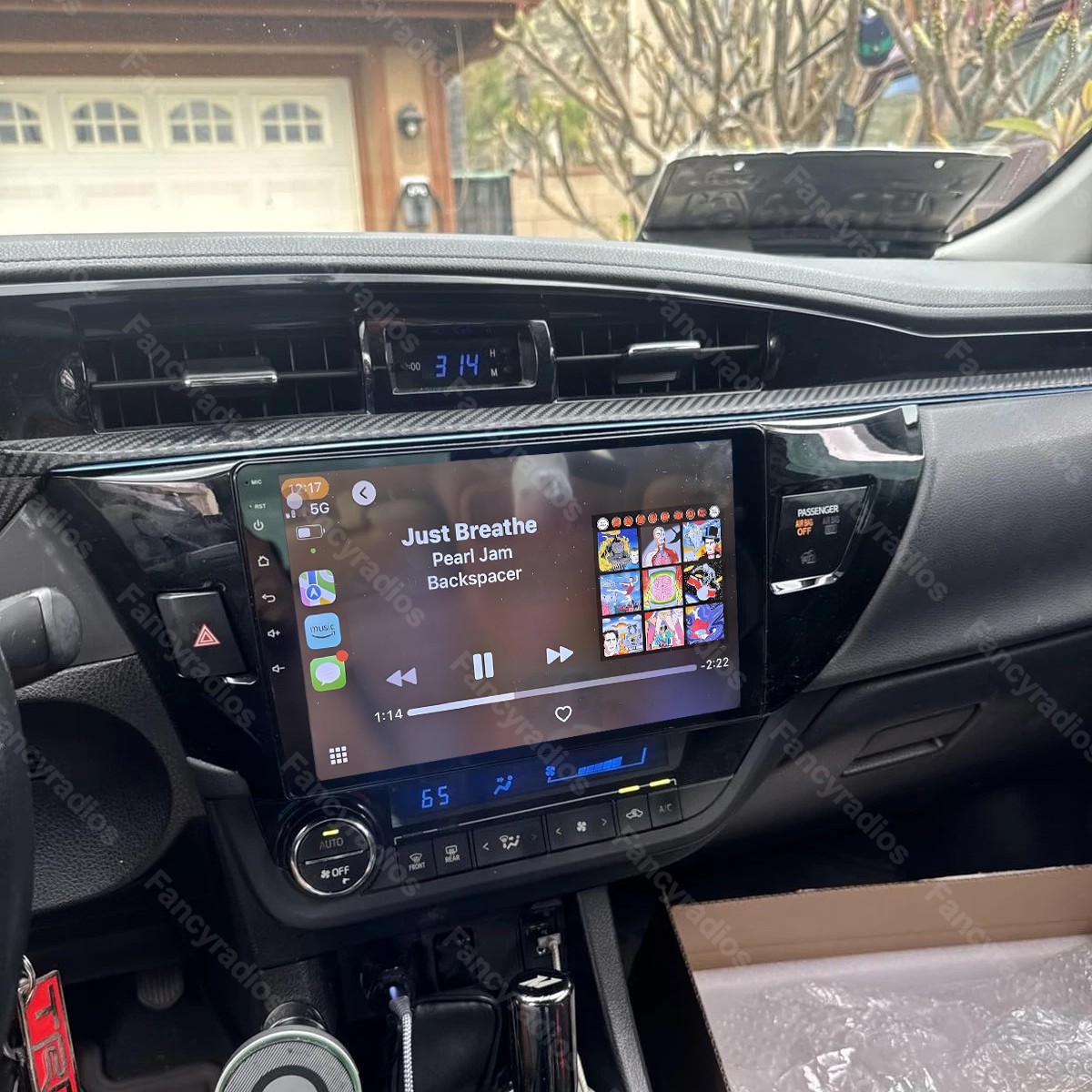 For 2014-2016 Toyota Corolla Apple CarPlay Car Stereo Radio GPS Navi Android 15