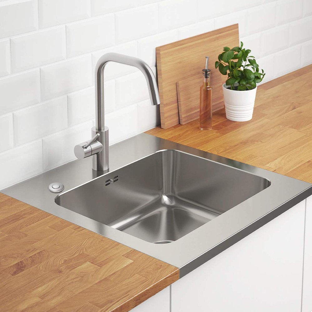 Air Activated Switch Button, Sink Top Stainless Steel Brushed Push Airbutton ...