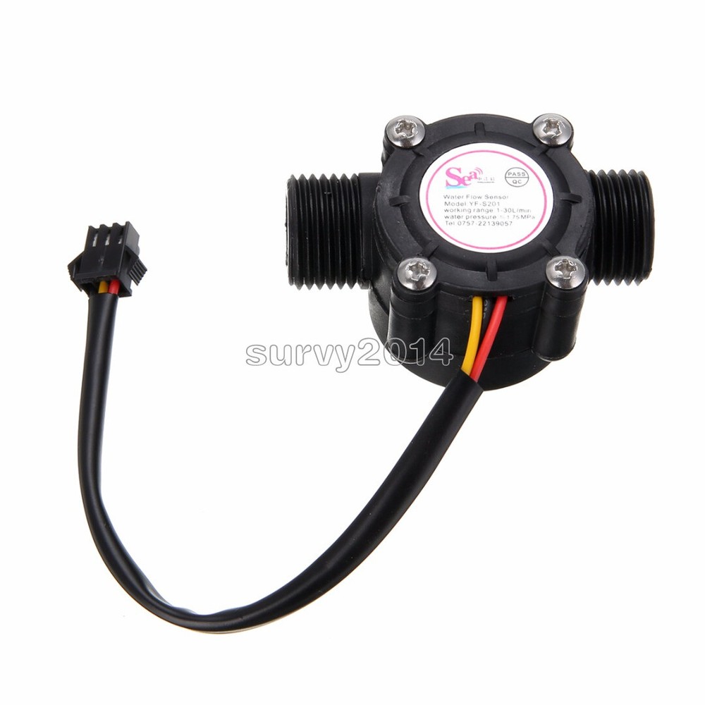 1-30L/min Water Flow sensor flowmeter Hall flow sensor Module Water Control