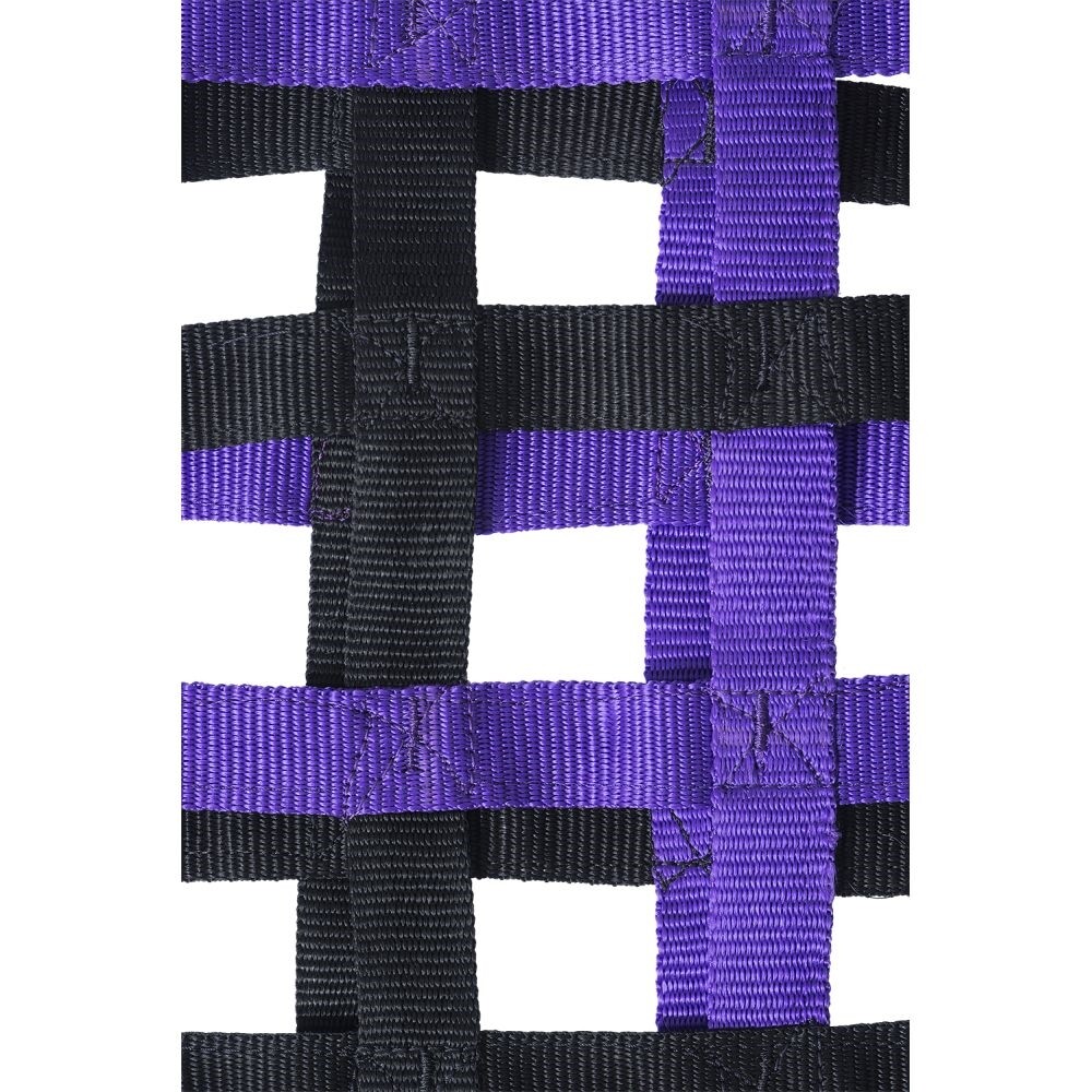 Slow Feeder Nylon Web Hay Feed Net - 2" x 2" Openings - 33" Long