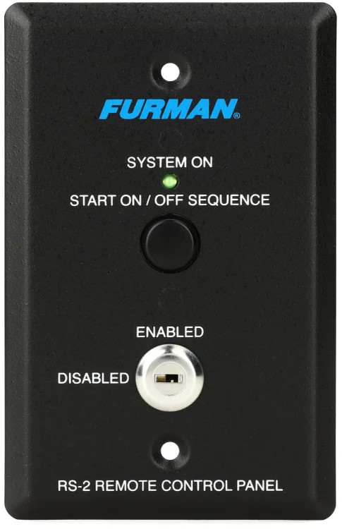 Furman RS-2 Key Switched Remote System Control Panel