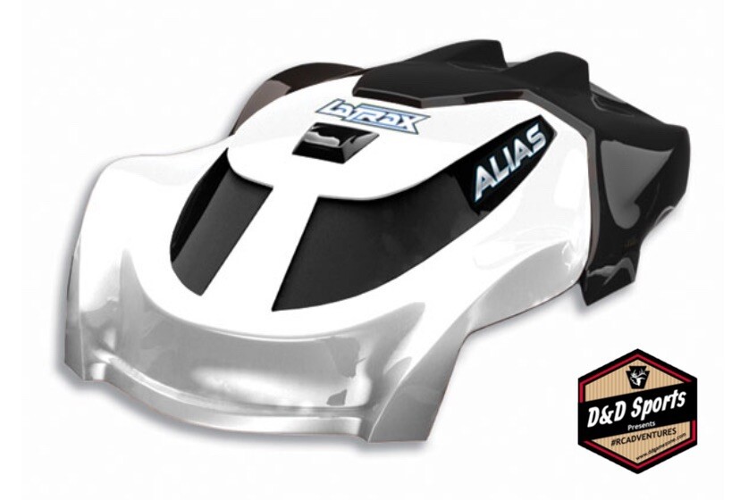 Traxxas 6615 Canopy, Alias, WHITE, Screws