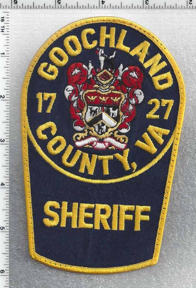 Goochland County Sheriff (Virginia) 5th Issue Uniform Take-Off Shoulder Patch