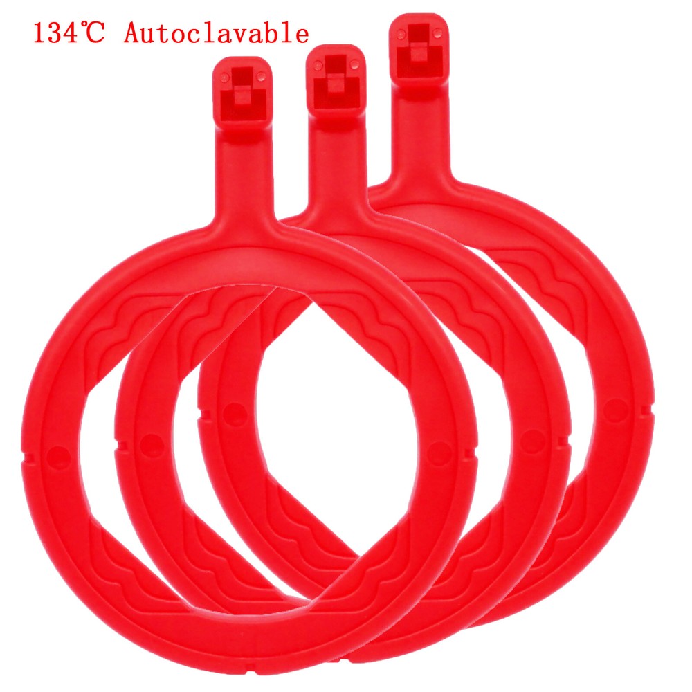 3 Bitewing X-ray Aiming Ring Color Coded XCP Style Red Positioning 3 Rings