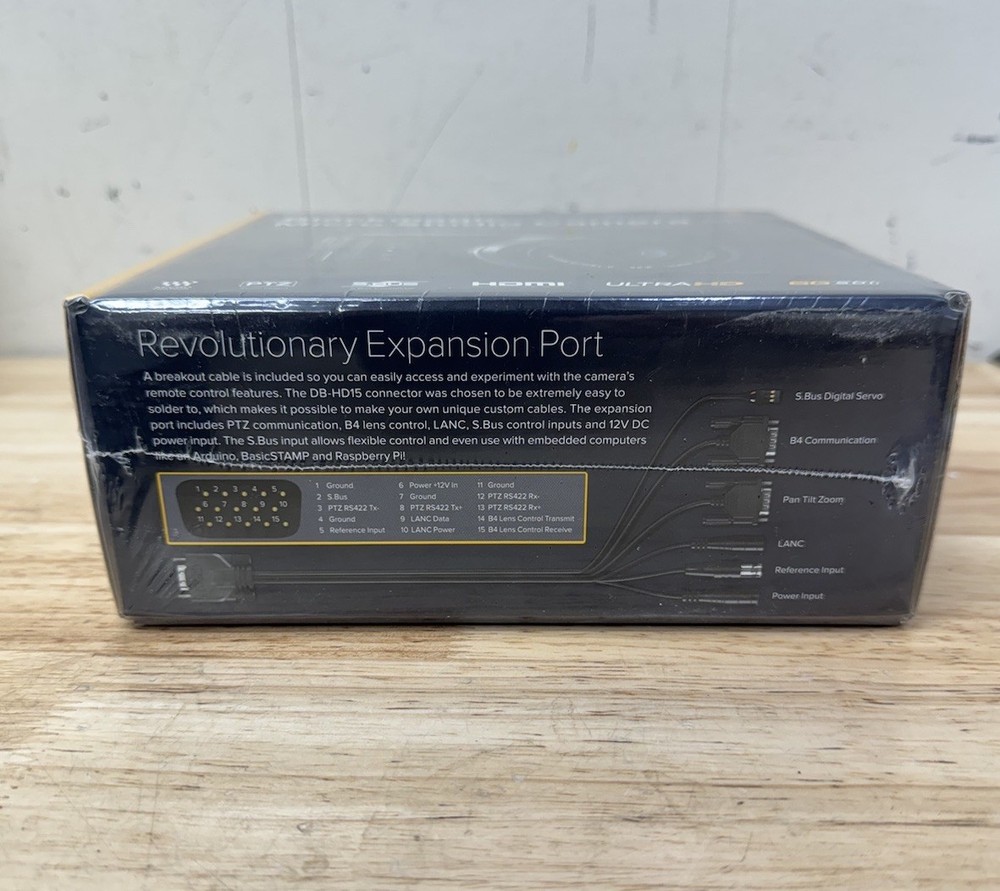 Blackmagic Design Micro Studio Camera 4K Ultra HD Camera G1 SEALED!