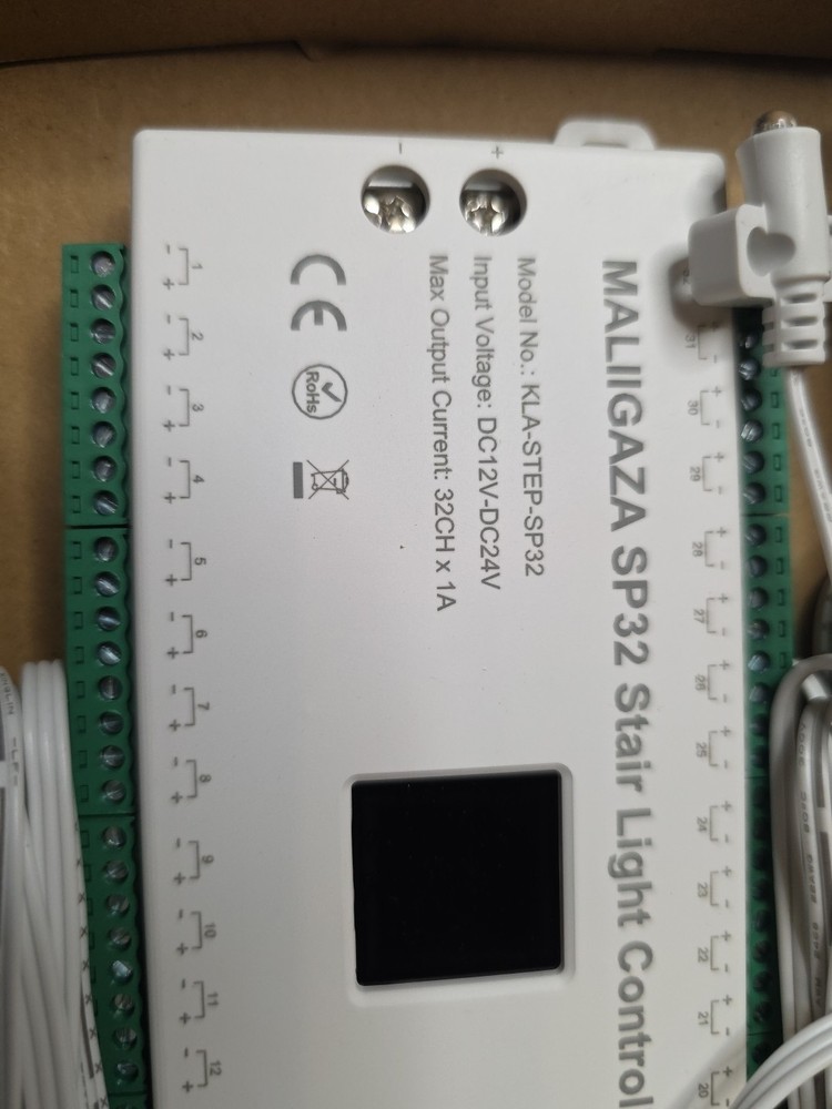 Motion Sensor LED Stair Controller, 32 Channel PIR Motion Sensor Dynamic Stairca