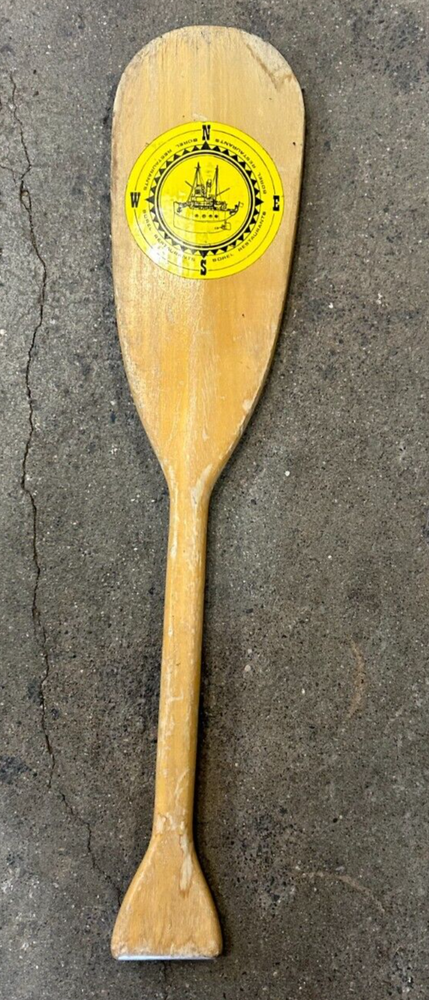 1970's Rusty Scupper Restaurant Wooden Oar Menu