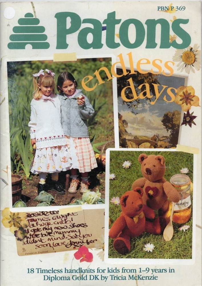 PATONS ENDLESS DAYS KNIT PATTERN BOOK #369