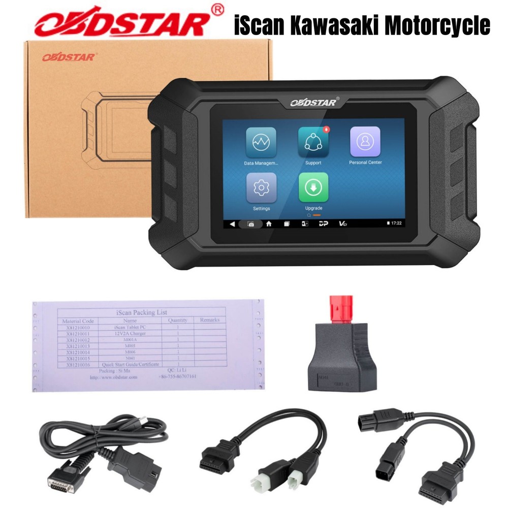 OBDSTAR iScan for Kawasaki Motorcycle OBD2 Diagnostic Code Reader Coding Scanner