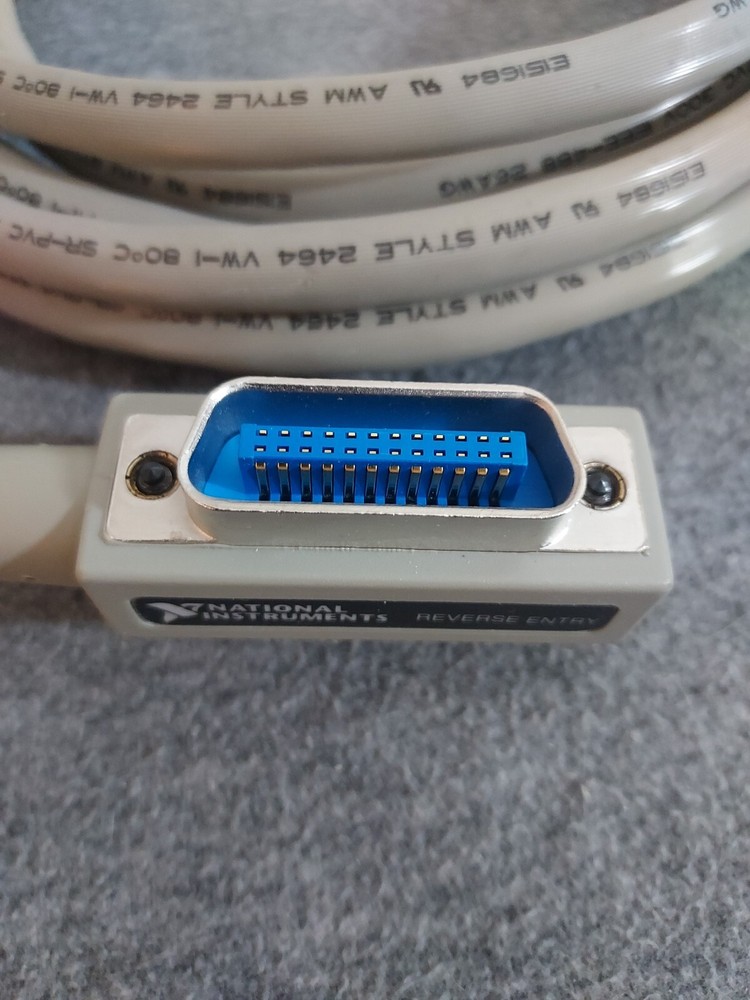 National Instruments Molded IEEE-488 Cordset, Double End Reverse Entry