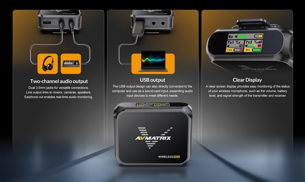 WM12 Single Mini Wireless Microphone System, Includes: 1 Transmitters + 1 Rec...