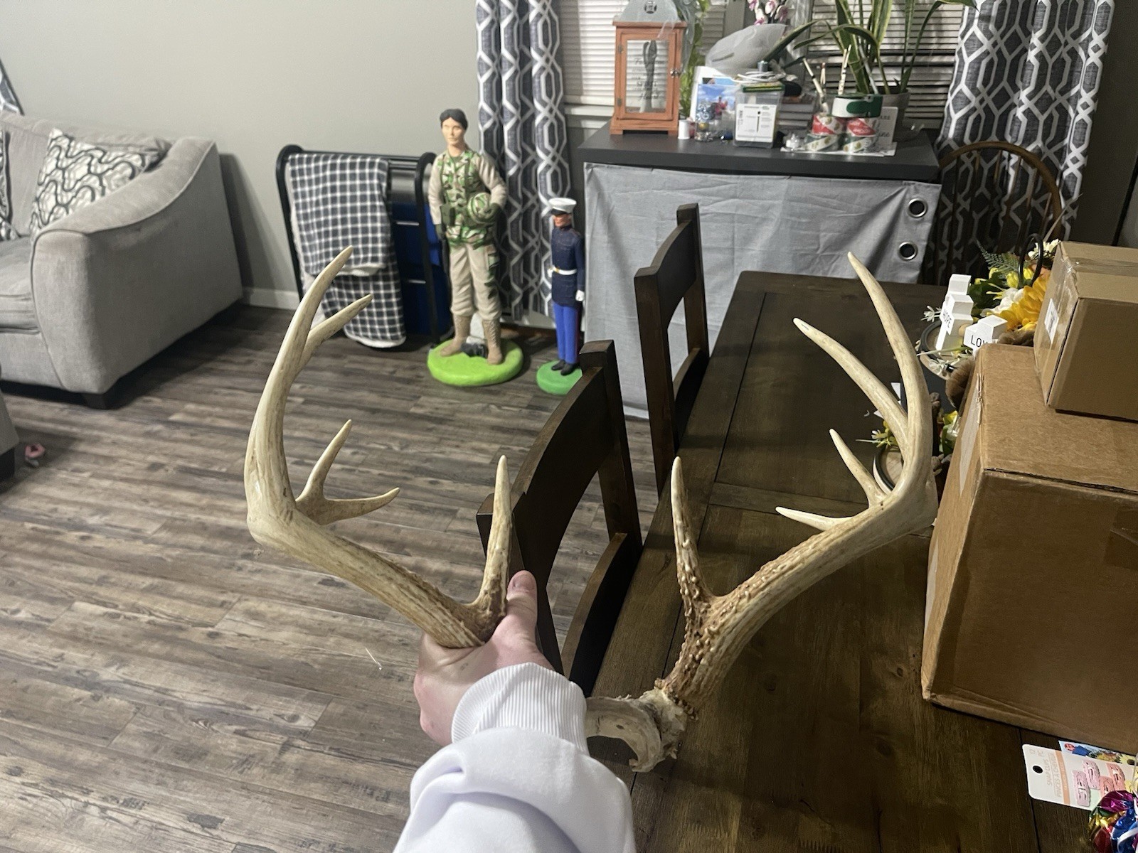 Deer Antler Skull Cap