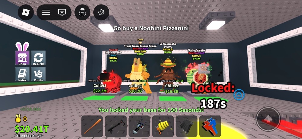 -Steal a brainrot- INSANE BRAINROT BUNDLE INCLUDES ALL BRAINROTS IN PICTURE.