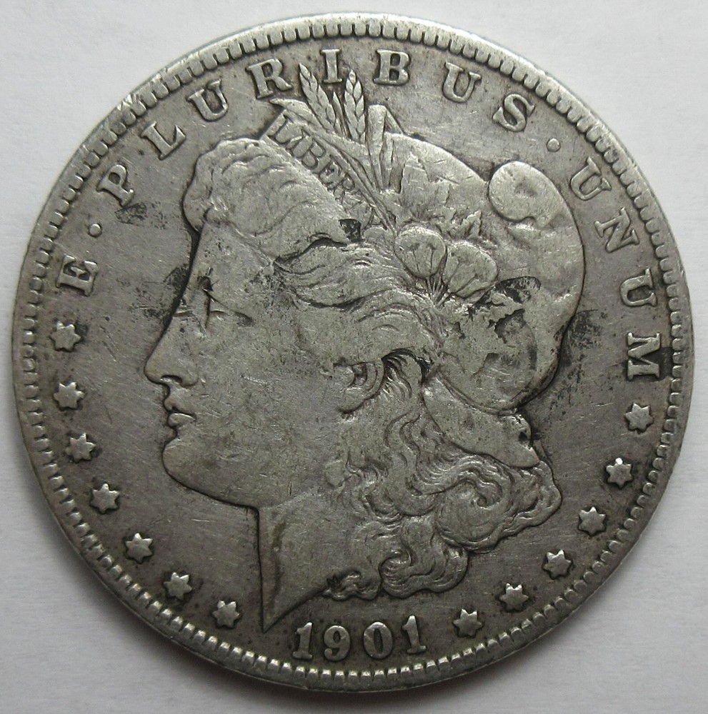 1901-O Silver Morgan Dollar -VF- (#129e)