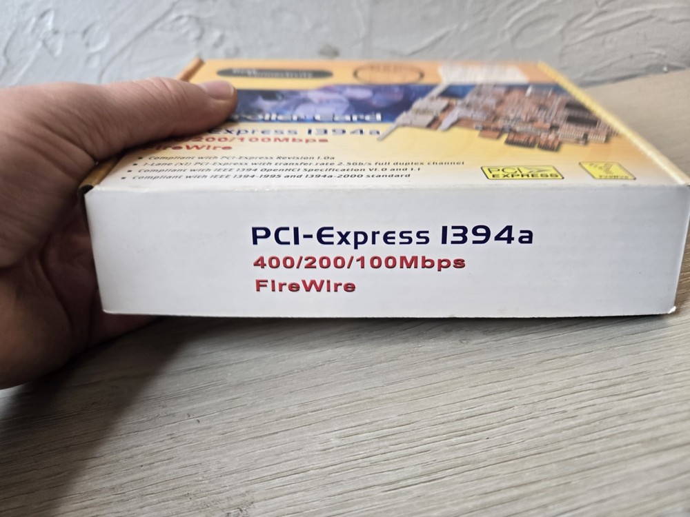 NEW SYBA Pci-express 1394a Controller Card Firewire J117