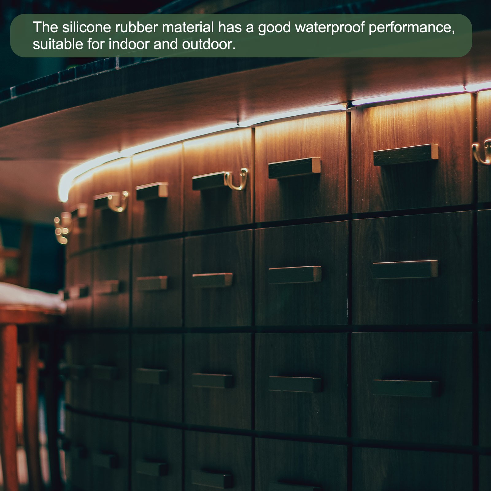 Silicone Tube Sleeve LED Tube Strip Waterproof Cover Fit for 12mm Wide Strip 5m