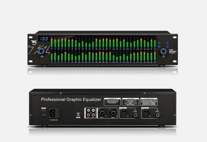 TKL T2531 Professional Graphic Equalizer Audio Processor  31-Band Spectrum 110V