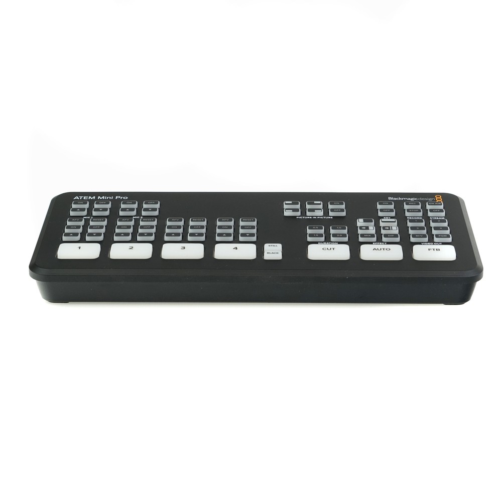 Blackmagic Design ATEM Mini Pro HDMI Live Stream Switch Black