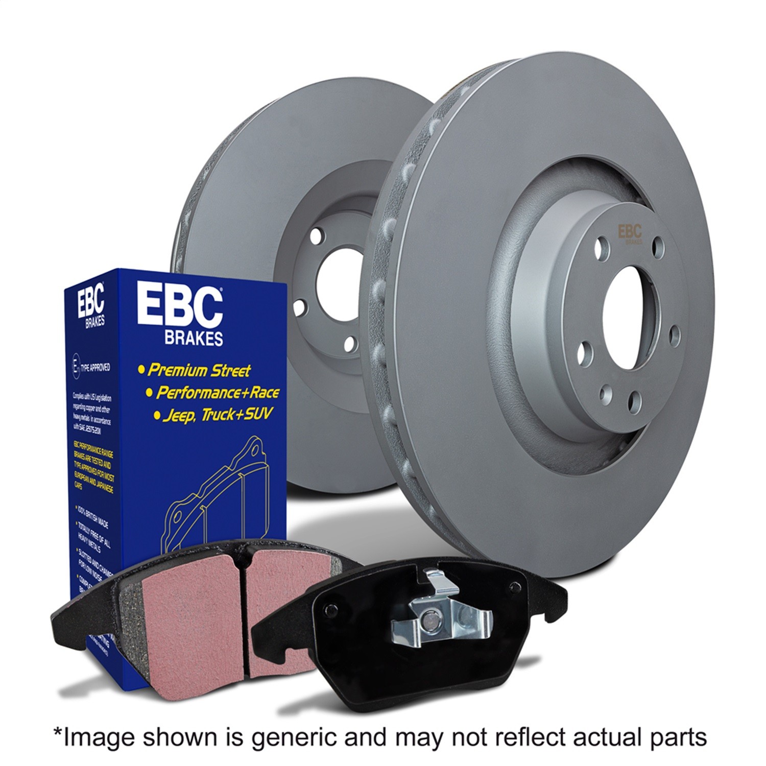 EBC for S20 Kits Ultimax Pads and RK Rotors (2 Axle Kits) S20K1263