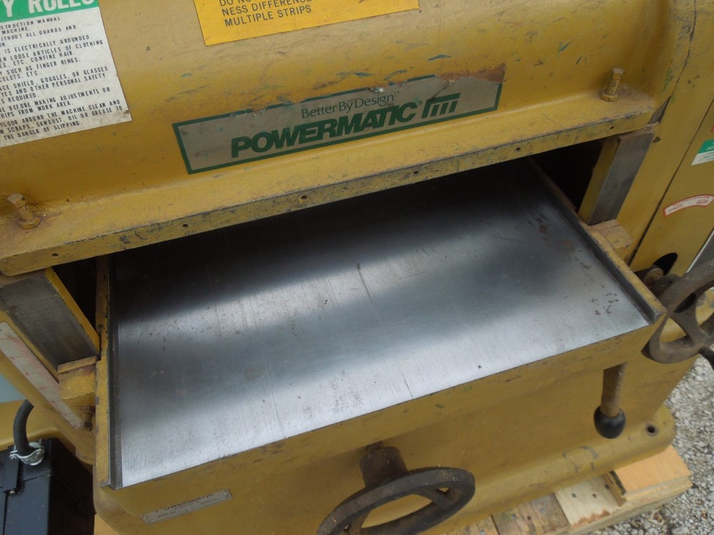 Powermatic Model 180 18" Planer 7.5 HP 3 PHASE