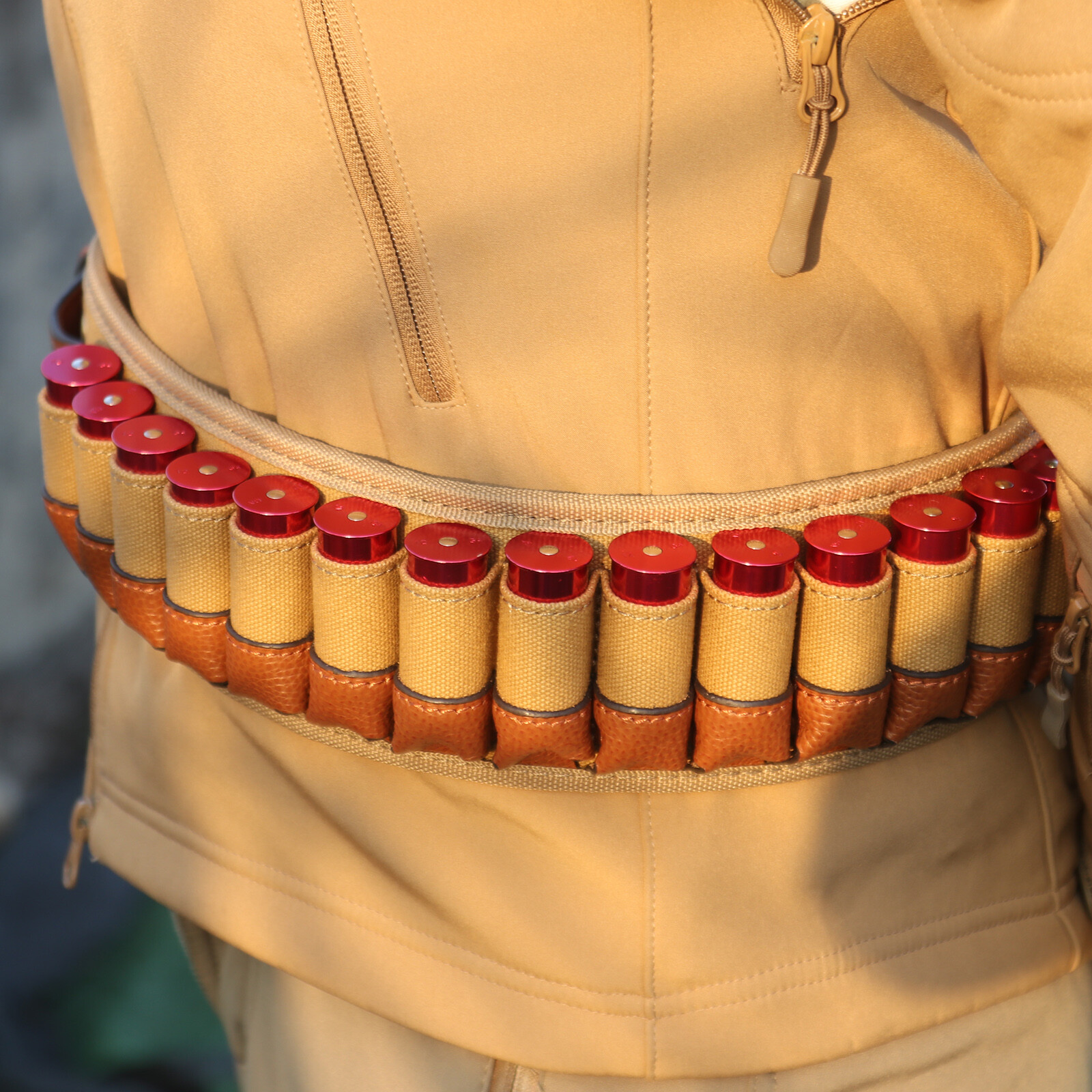 TOURBON Bandolier Cartridge Belt Shotgun Shells Holder 12GA Range Shooting USA