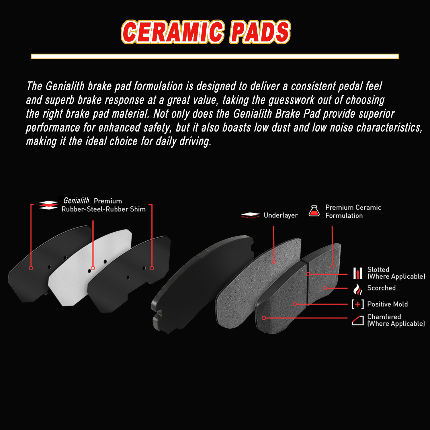 Front Rear Drilled Brake Rotors + Ceramic Brake Pads For 2014-2020 Chevy Impala