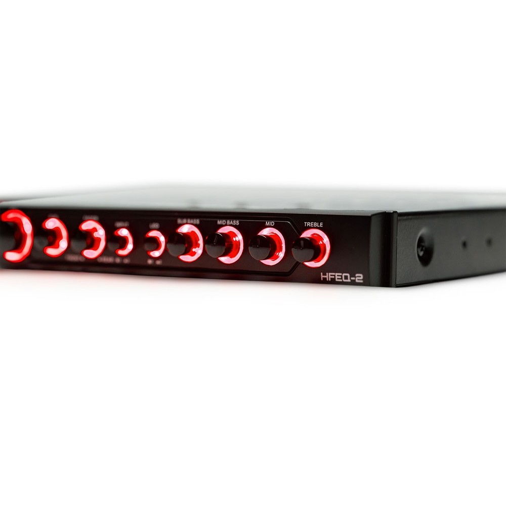 Hifonics HFEQ-2 4-Band Equalizer with 9 Volt Line Driver Signal Processor
