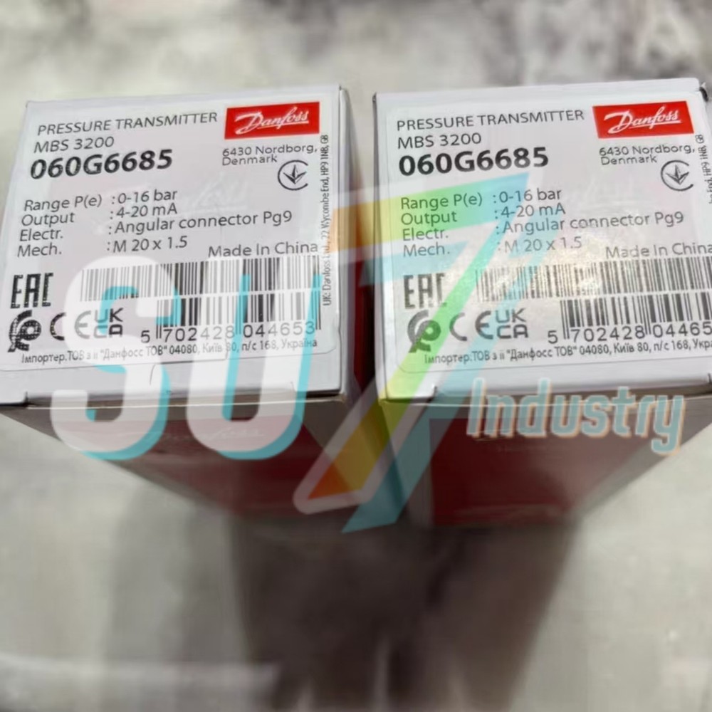 Danfoss 060G6685 MBS3200 pressure sensor# 1pcs  New  In Box