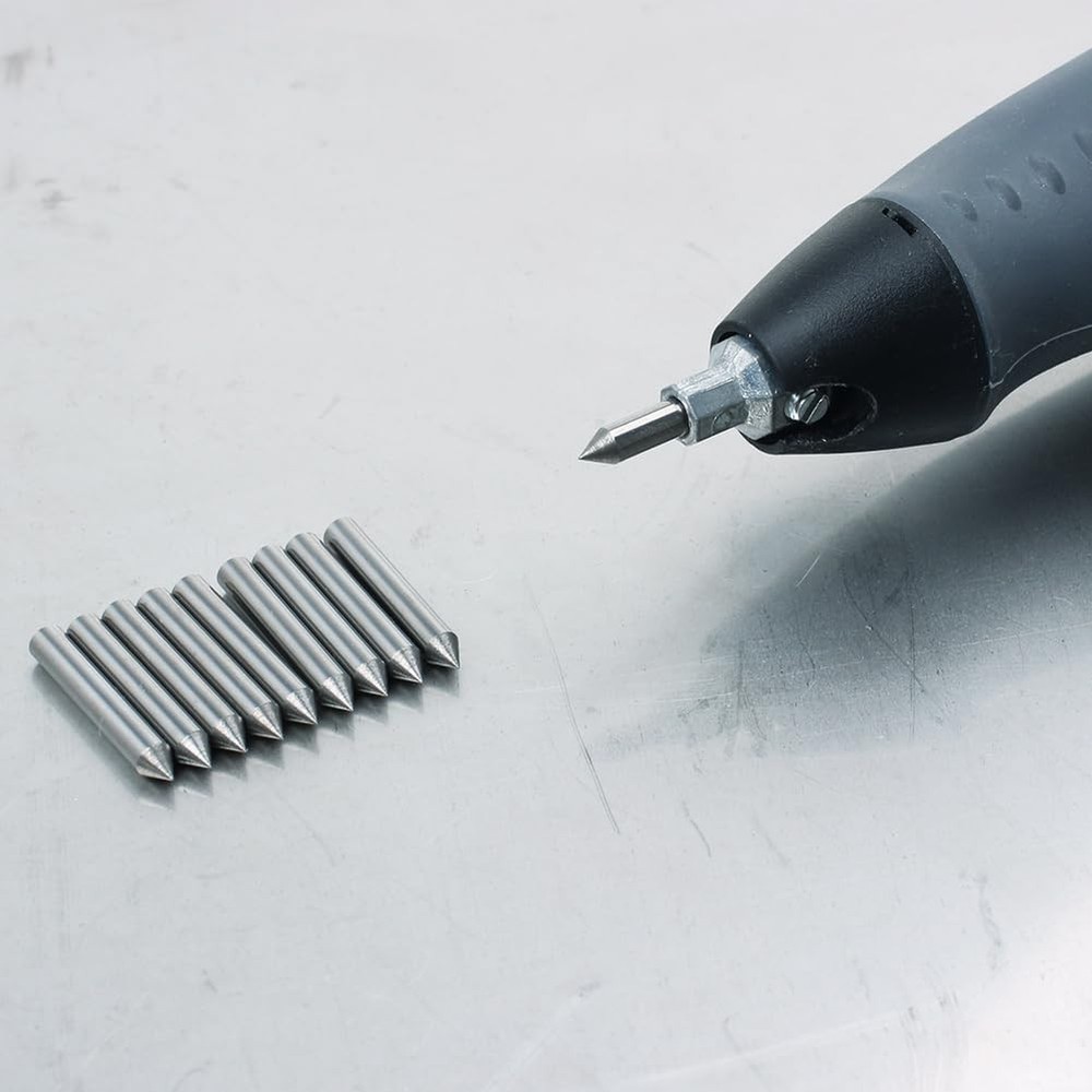 10pcs Scribe Tips Engraver Bits Carbide Point Bit Nozzle for Rotary Tool Elec...