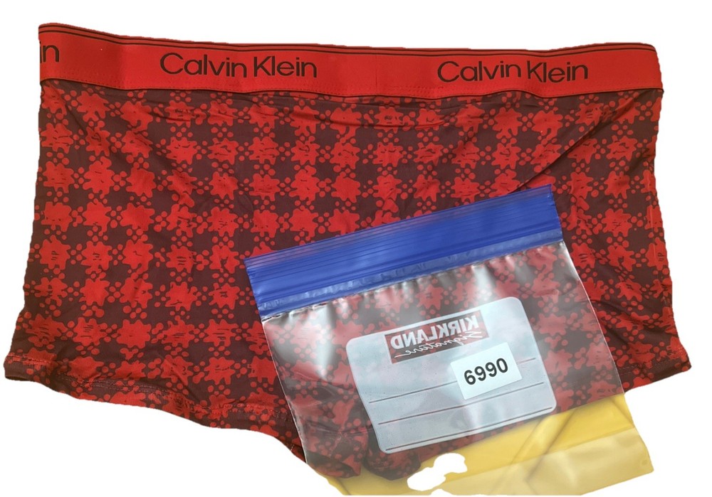 Authentic Calvin Klein Men's Large Microfiber Stretch Low Rise Trunks Size Large