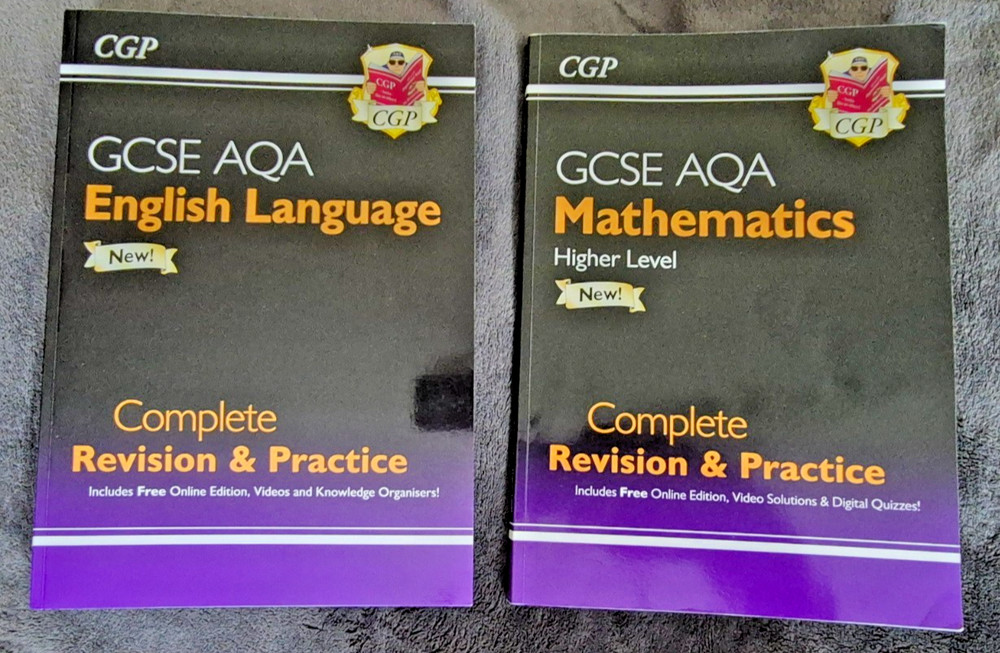 GCSE English Language & Maths AQA Complete Revision & Practice CGP  Mathematics