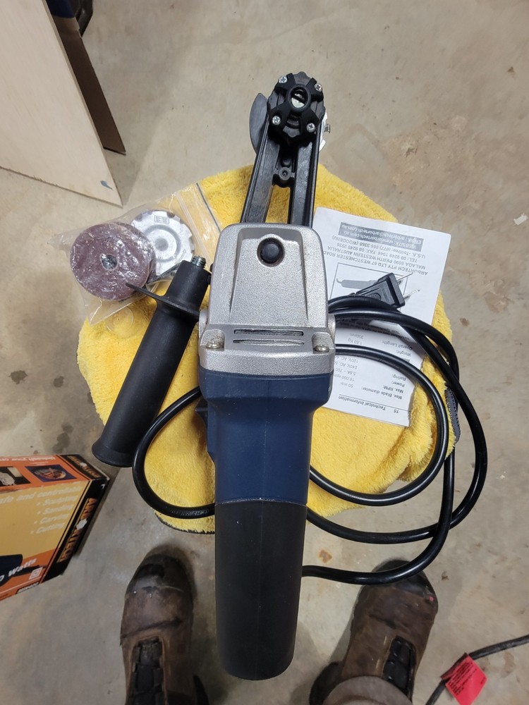 Arbor Tech Mini Grinder. Cutting, Carving, Sanding + Bits and Sander Attachments