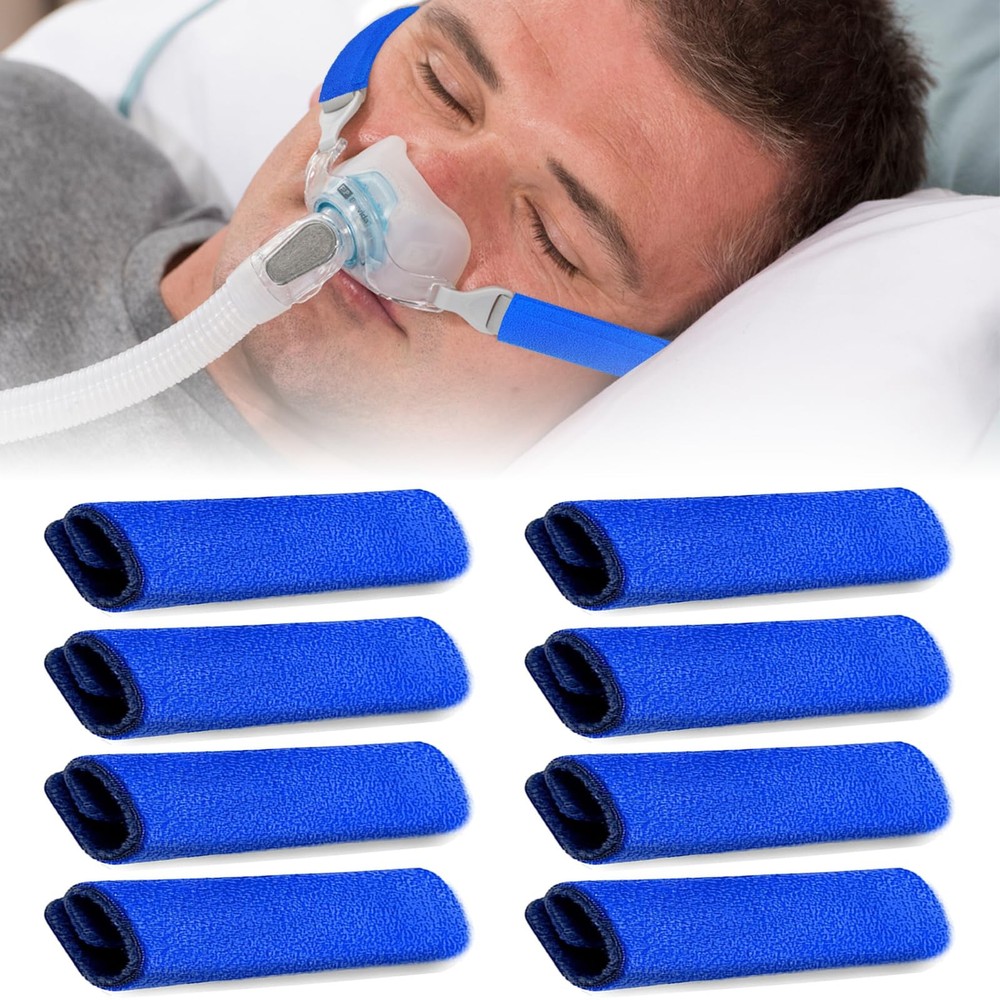 8 Pack CPAP Strap Covers Breathable Cushions for Most 8 Pack, Blue