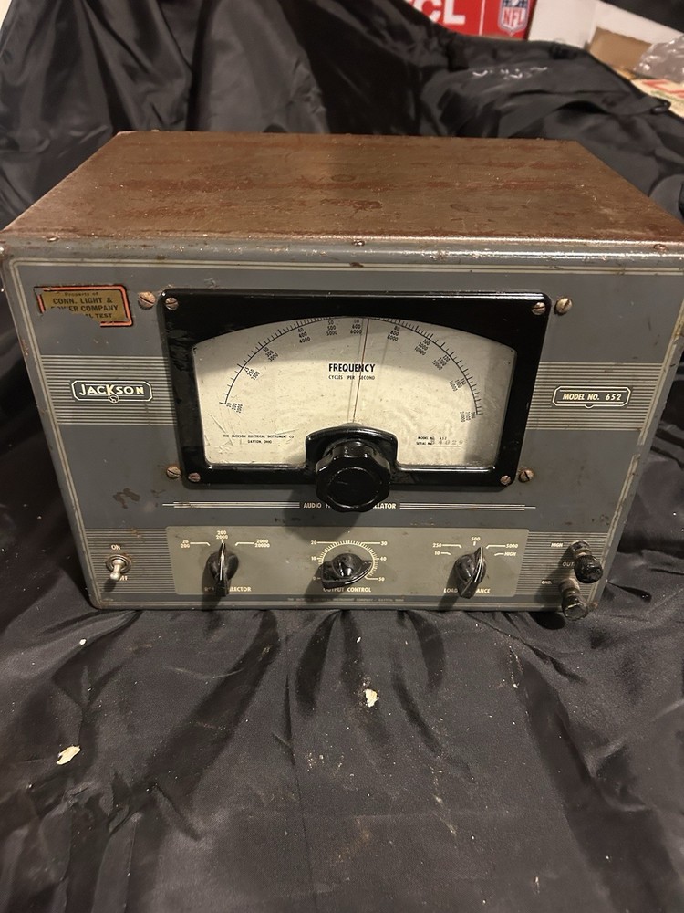Vintage Jackson Tester Model 652 Working
