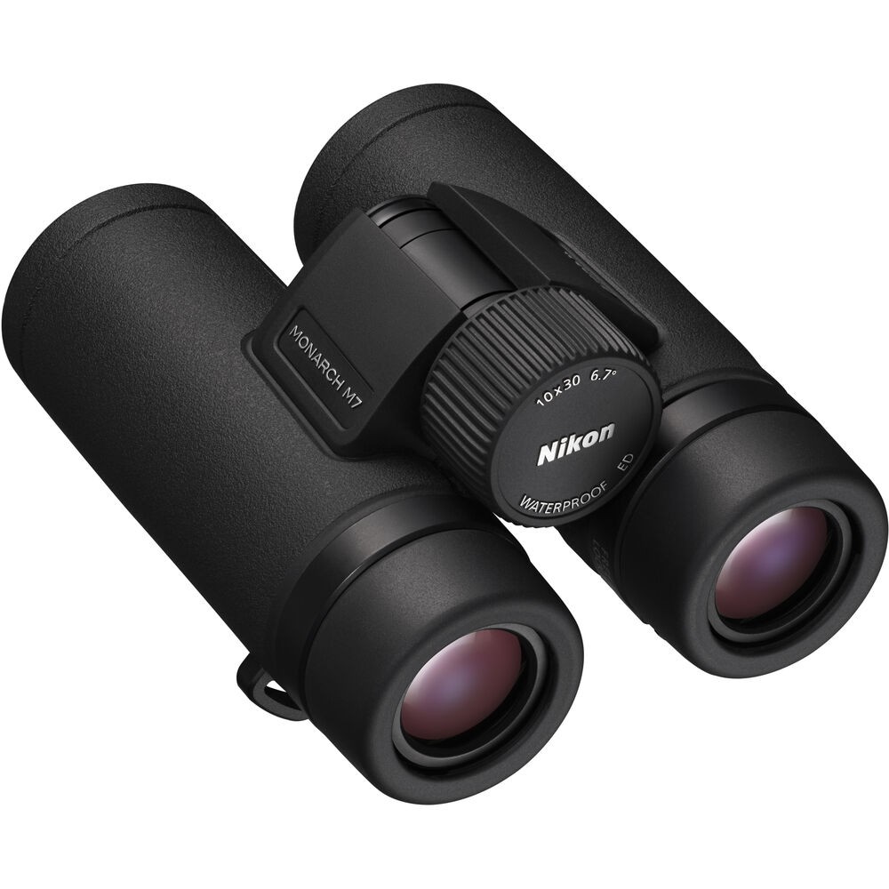 Nikon 10x30 Monarch M7 Binoculars Bundle With Neck Strap + Backpack And More