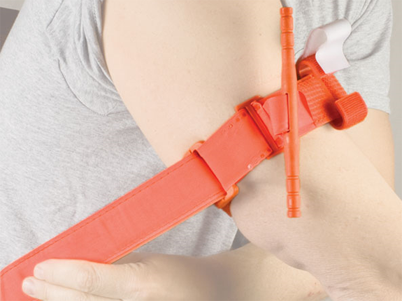 Public Access Basic Bleed Control Kit w Red Nylon Bag & CAT Tourniquet