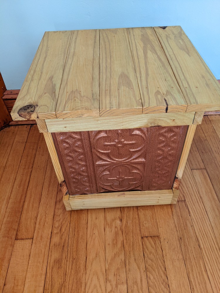 Outdoor Side Table Pressure Treated Wood