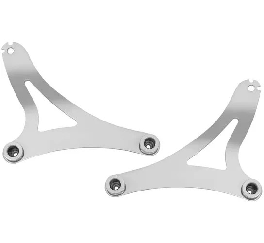 Kuryakyn Chrome Multi-Purpose Fixed Plate Backrest Mount Super Chief 21-22