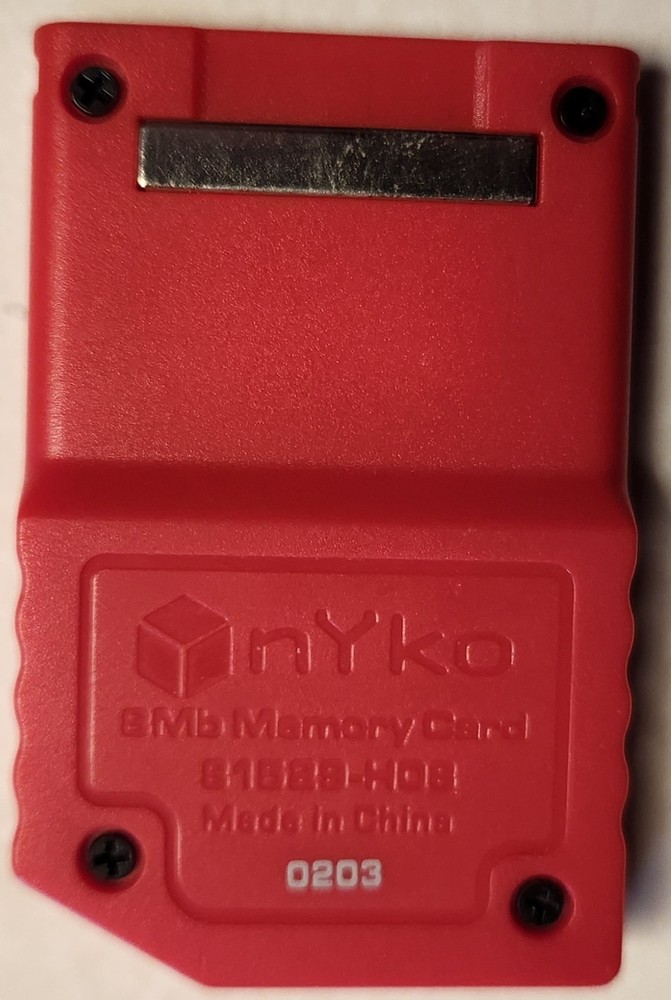Nyko 8Mb Nintendo Gamecube Memory Card Retro Gaming