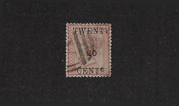 Ceylon Scott 84 Used, SCV $10.00