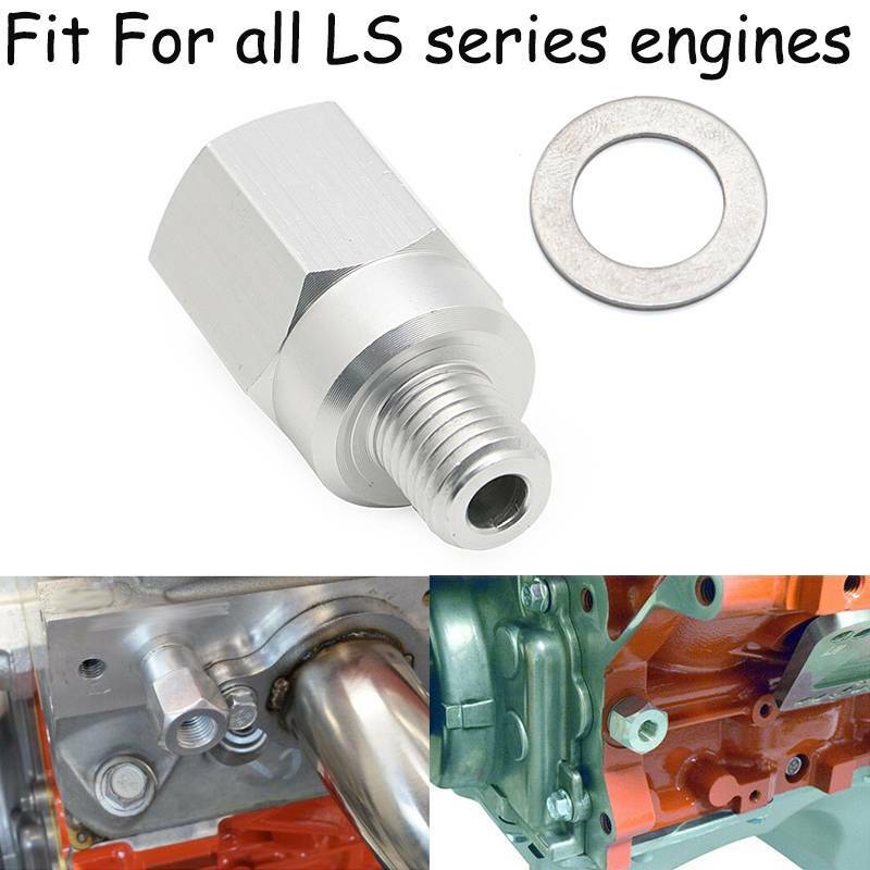 LS Coolant Temp Sensor Adapter M12-1.5 NPT Temperature Sensor Adapter 5.3 6.0