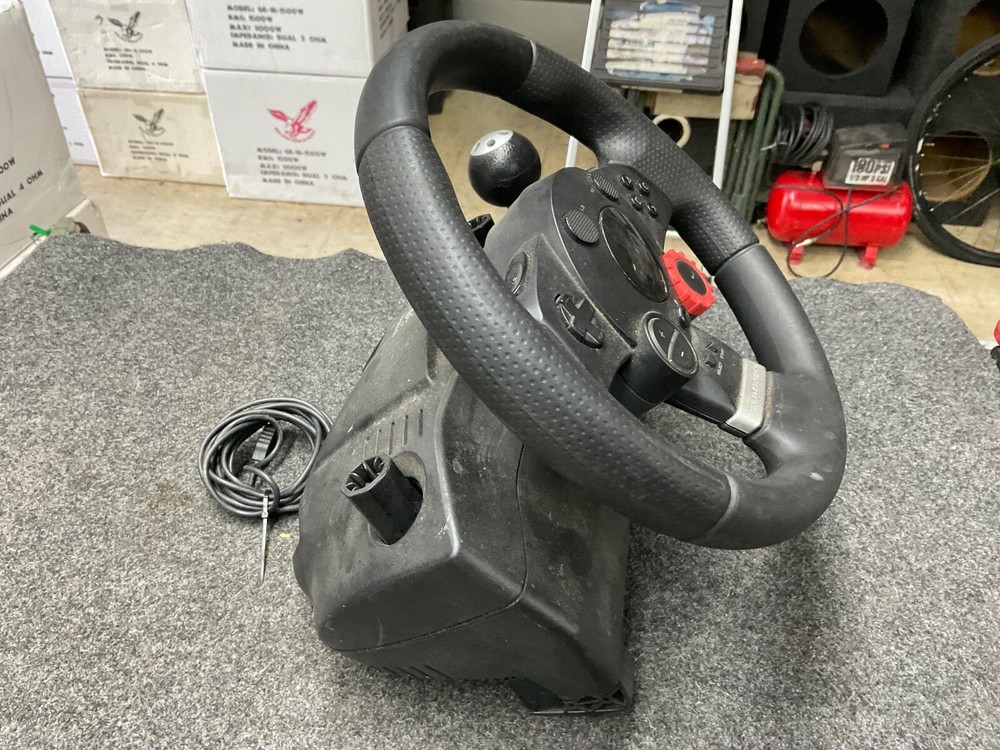 LOGITECH DRIVING FORCE GT Steering Wheel E-X5C19