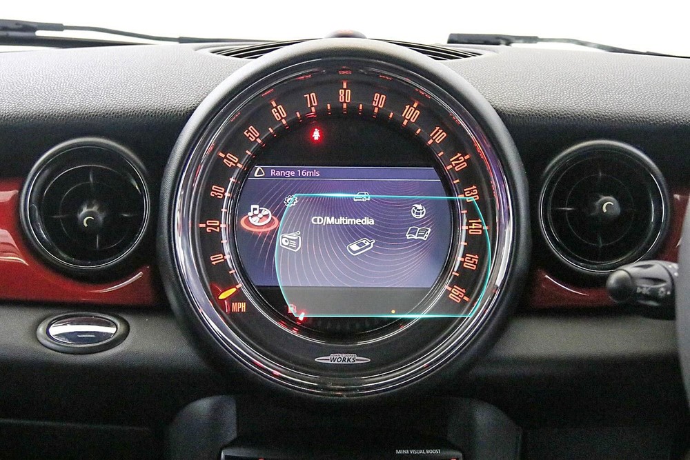 Crystal Clear Screen Protector for 2016 Mini Coupe Vehicle Navigation