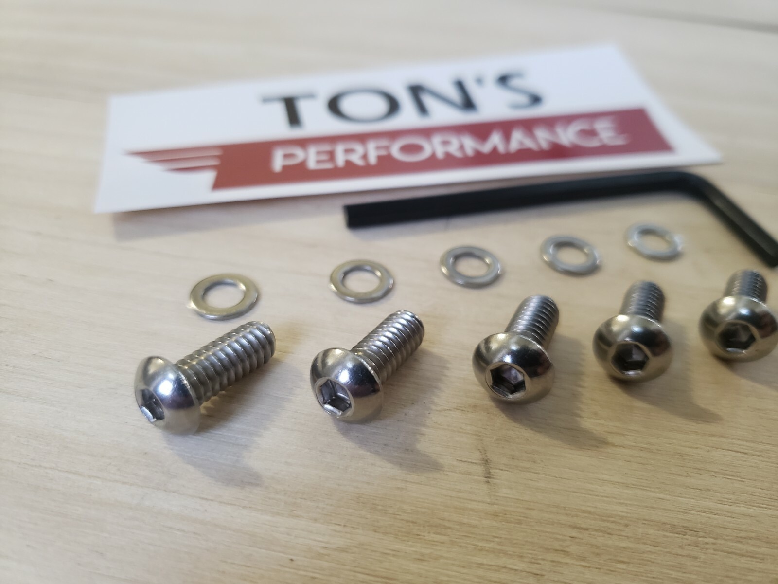 10pcs Stainless Steel Harley Derby Cover Allen Bolt Kit 99-2019 Wrench washers