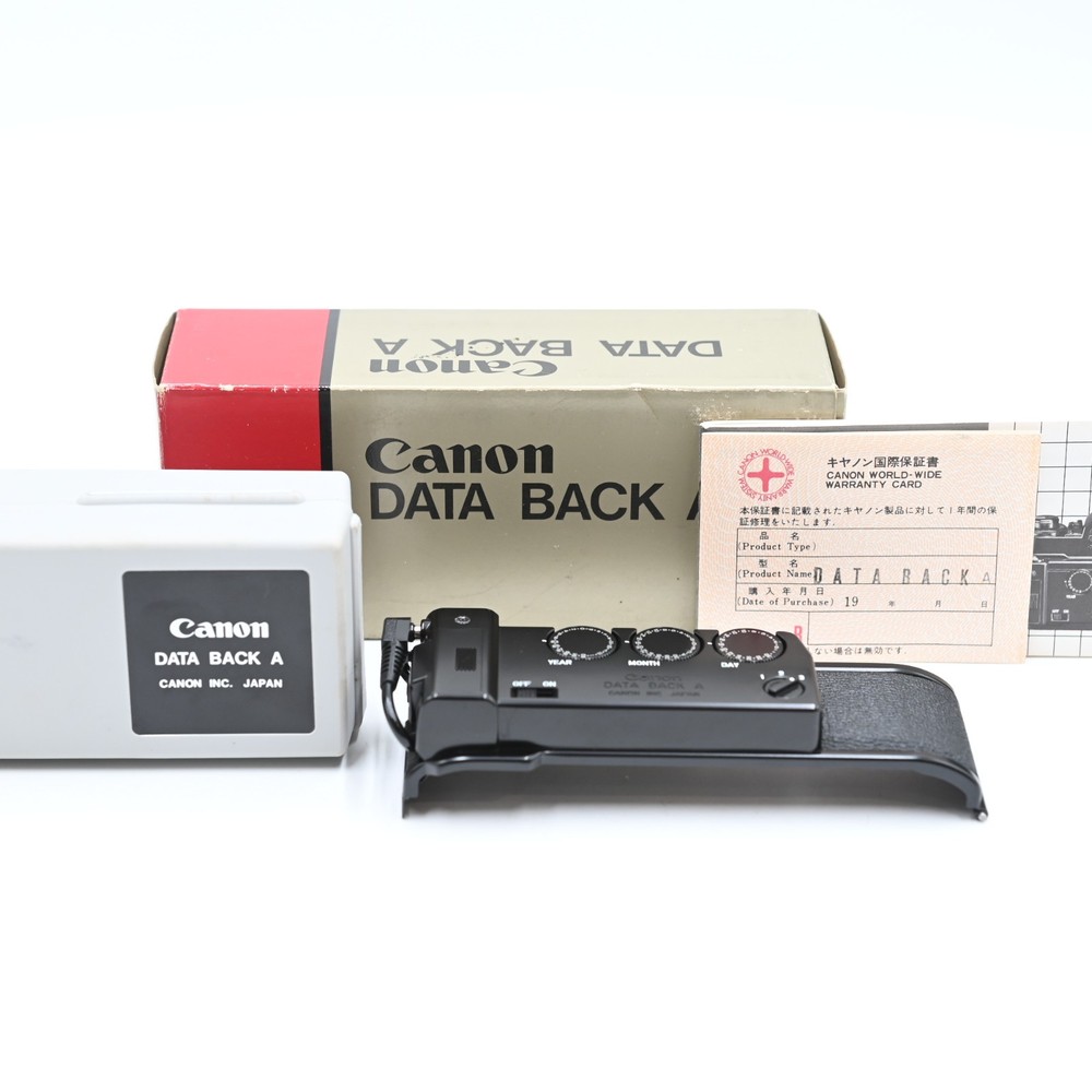 Canon DATA BACK A for A-1 [Top Mint]