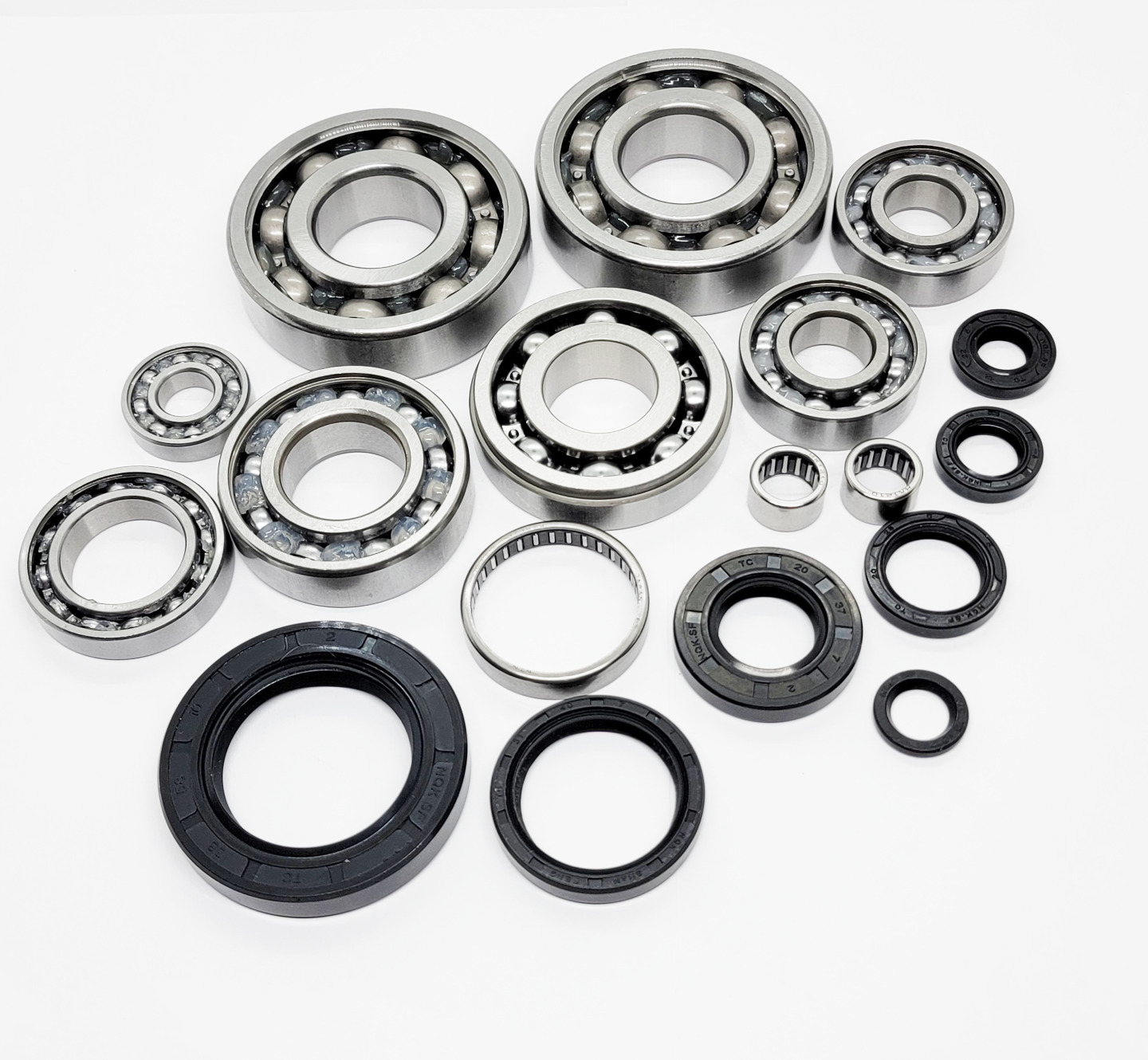 CR250R Engine Crank Shaft & Transmission Bearings & Seals Kit 92-01